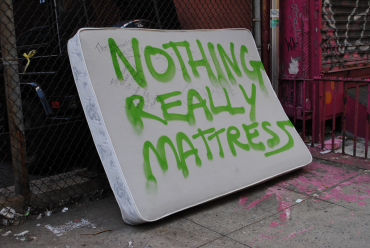 Nothing Really Mattress from 130 Baxter Street